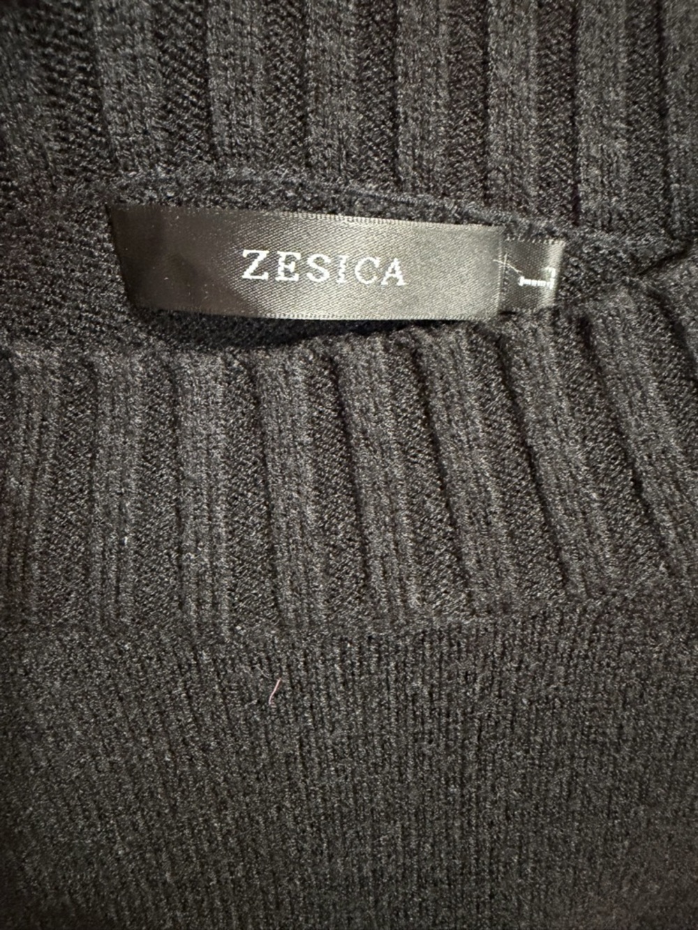 Black Crewneck Sweater with Multicolor Floral Appliqués - Women - Picture 2 of 2